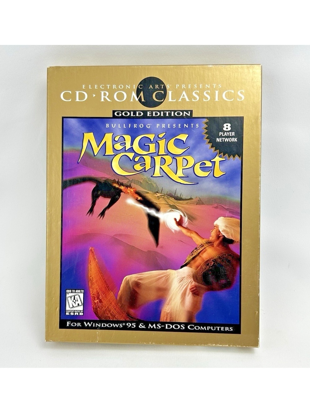 Magic Carpet PC Big Box CD PC Windows 95 MS-DOS Gold Edition 1996